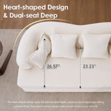 Foldable Sofa Bed, Boneless Couch Convertible Sleeper With 4 Pillows
