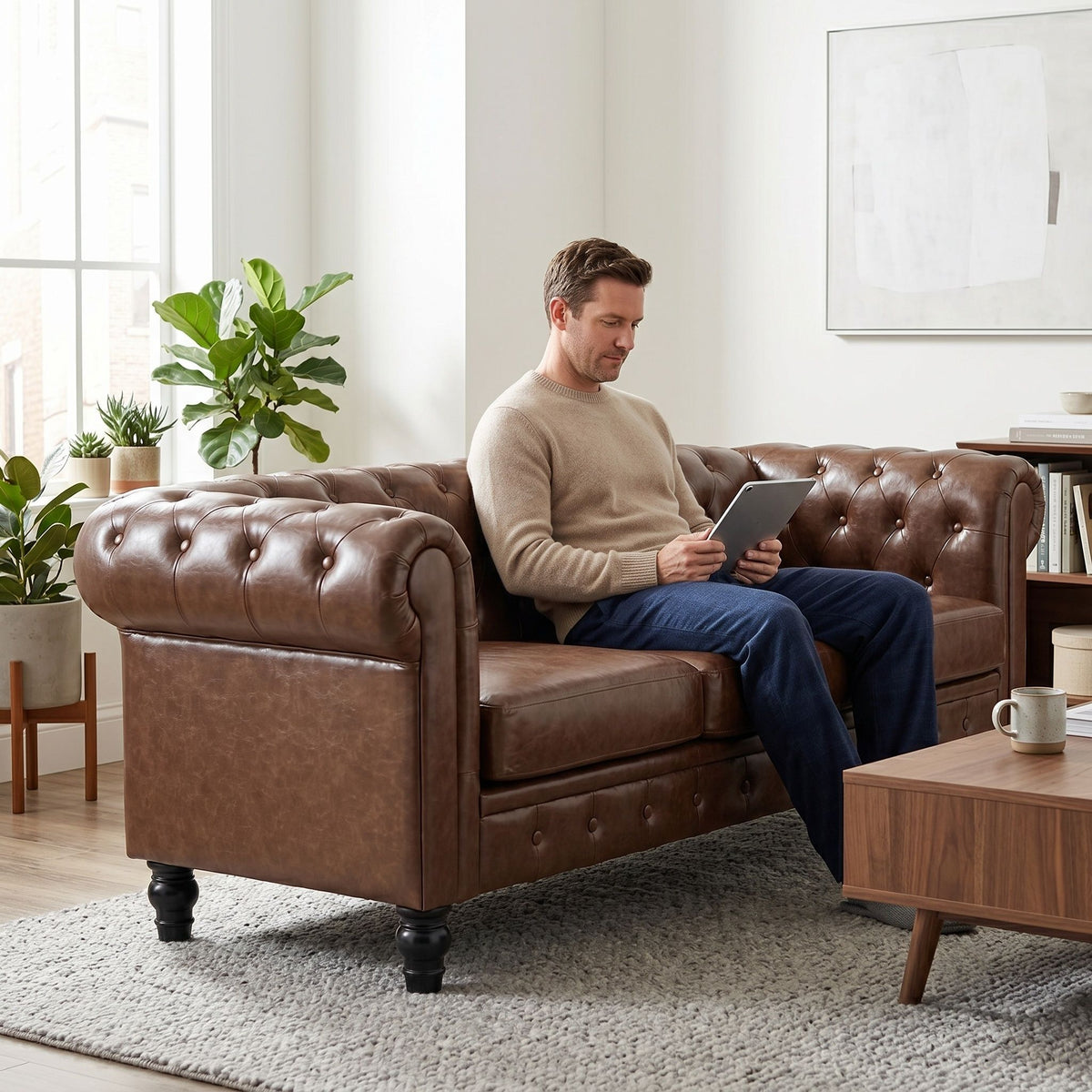 Tufted Elegant Sofa