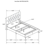 James - Panel Bed