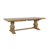 Allende - Extension Dining Table With Double Pedestal Base - Honey