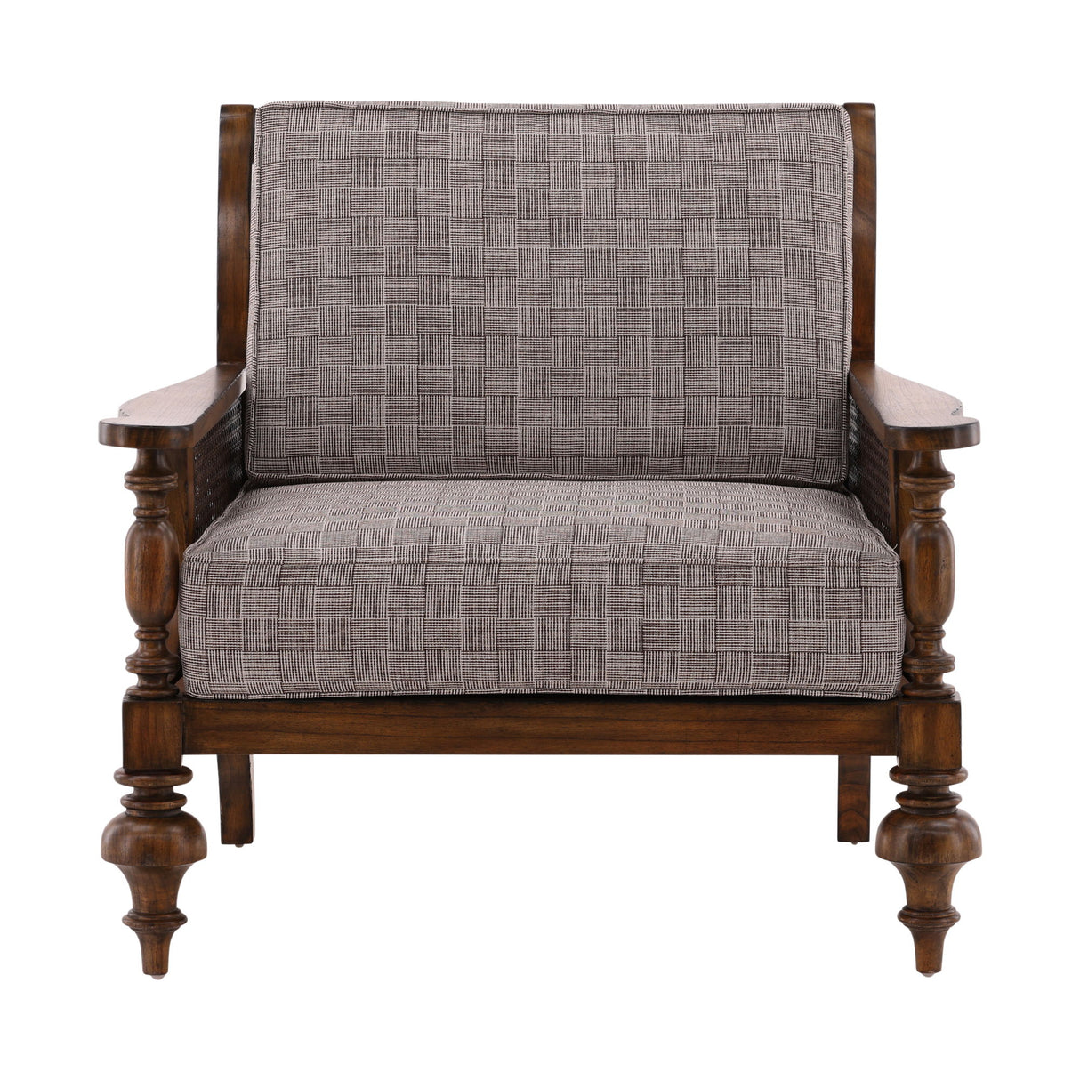 Peterson - Occasional Chair - Dark Brown / Gray