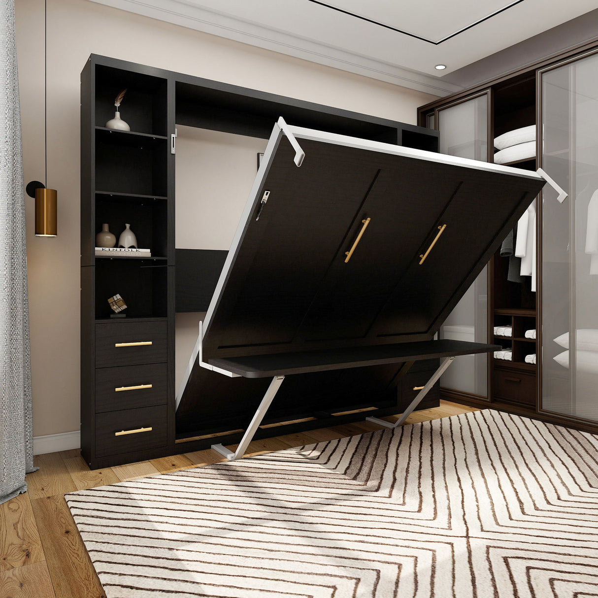 Multifunctional Vertical Murphy Wall Bed