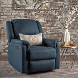 Contemporary Glider Recliner With Swivel Function