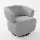 Swivel Barrel Accent Oversized Club Chair