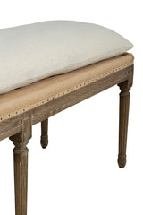 Milton - Bench - Beige / Light Brown