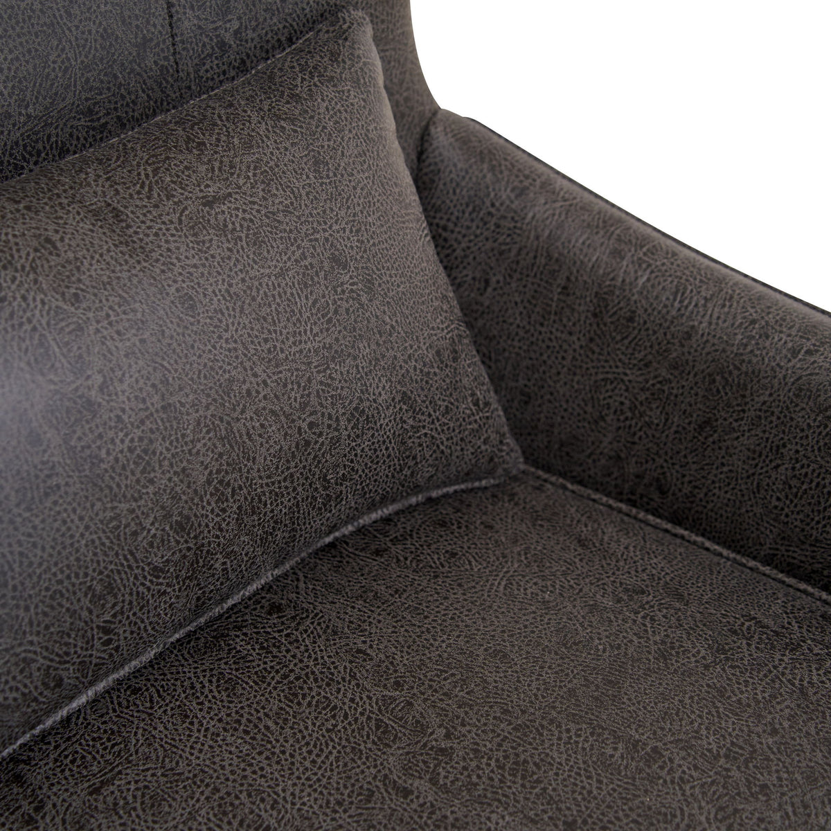 Leisure Chair With Curved Backrest