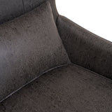 Leisure Chair With Curved Backrest