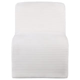 Winne - Curved Armless Accent Chair