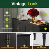 Vintage Buffet Cabinet With Adjustable Shelves