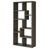 8 Shelf Geometric Bookcase