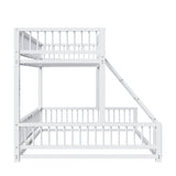 Bunk Bed With Ladder And Safety Guardrails