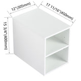 Wall Mounted Bathroom Vanity With Sink, Cabinet & Half Door