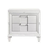 Twenty Nine - Nightstand With USB - White
