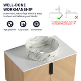 Wall Mounted Bathroom Vanity & Art Sink