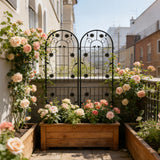 Metal Garden Trellis Rustproof Trellis For Climbing Plant Outdoor Flower Support