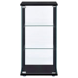 Callie - 3 Shelf Curio Cabinet - Black