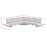 Cabana - Three Piece Outdoor Living Set - Black