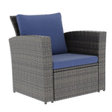 Modern Patio Set With Table And Cushions