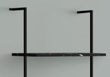 Bookshelf, Bookcase, Etagere, Ladder, 5 Tier, For Office, Marble Look Contemporary & Modern - Etageres - Alpine Outlets