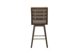 Elure - Leather Swivel Bar Stool (Set of 2)