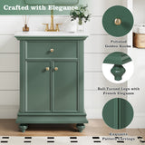 Modern Bathroom Vanity With Tip-Out Drawer And Soft-Close Hinges