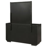 Bangor - 8 Drawer Dresser With Mirror Set - Black