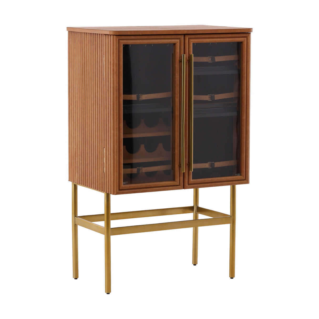 Caldwell - Bar Cabinet - Light Brown