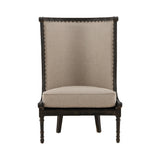 Kingsley - Occasional Chair - Black / Beige