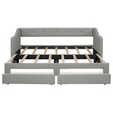 Upholstered Daybed With 2 Drawers