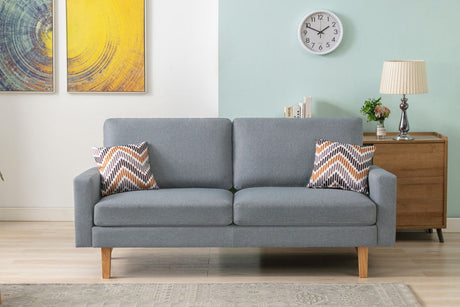 Bahamas - Minimalistic Sofa With 2 Throw Pillows - Stationary Sofas - Alpine Outlets