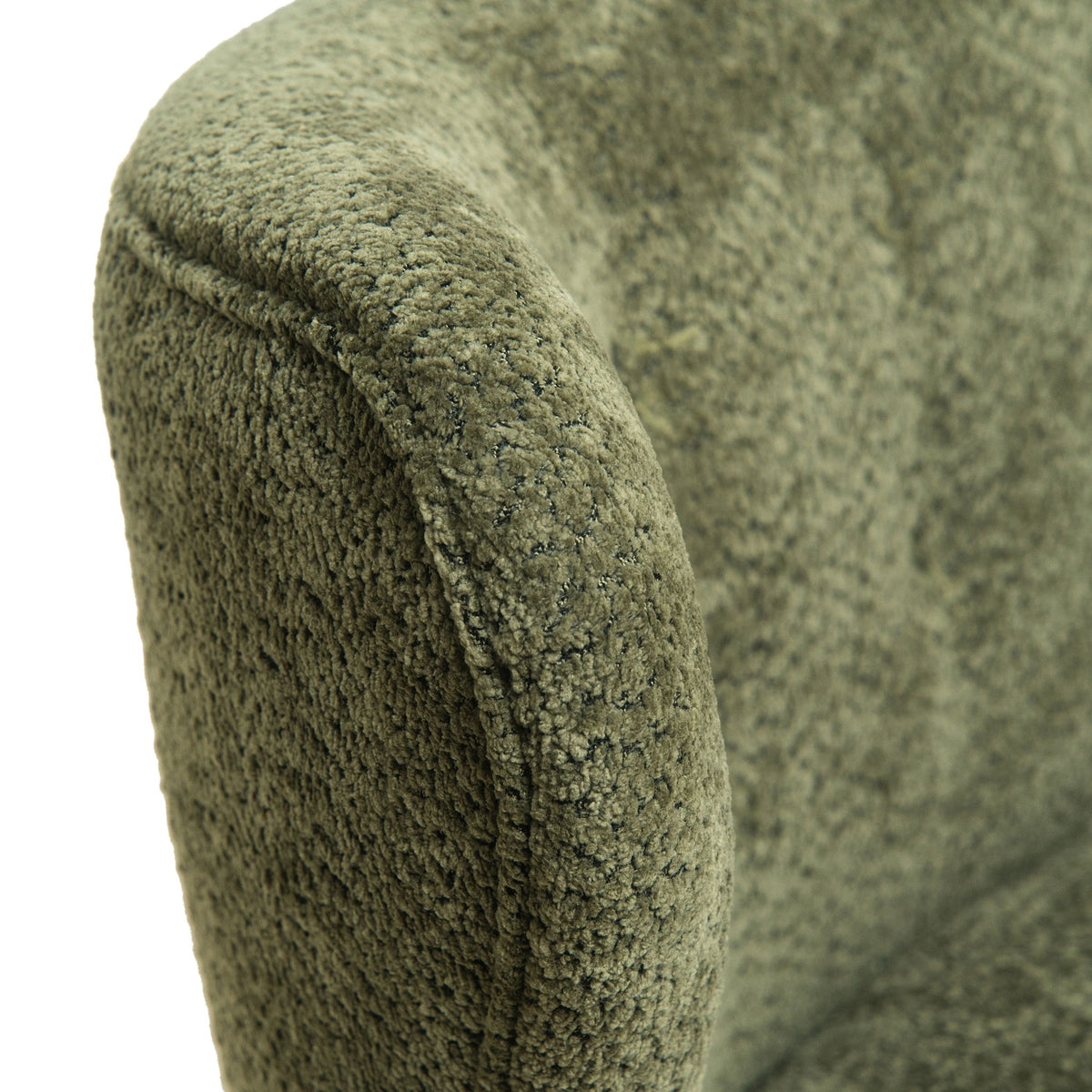 Nordic Chair Laid Back Loveseats With Curved Backres, No Armrests