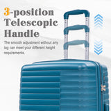4 Piece Luggage Set, Combination Lock
