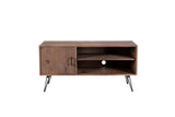 Simple, Modern, Vintage Reclaimed Wood TV Stand Media Table For Living Room - Natural - TV Stands - Alpine Outlets