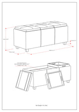 Avalon - Upholstered Storage Ottoman