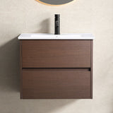 Wall Mounted Floating Bathroom Vanity With Sink And Cabinet