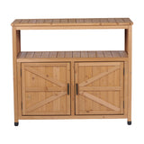 Patio Bar Table Set With Storage