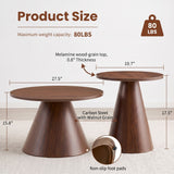Modern Nesting Coffee Table Set For Living Room