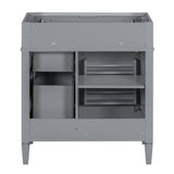 Bathroom Vanity With 2 Drawers And Tip-Out Drawer, Storage Cabinet