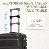 Tourist 3 Piece Luggage Set, Combination Lock, Durable Hard Shell With 360° Silent Wheels