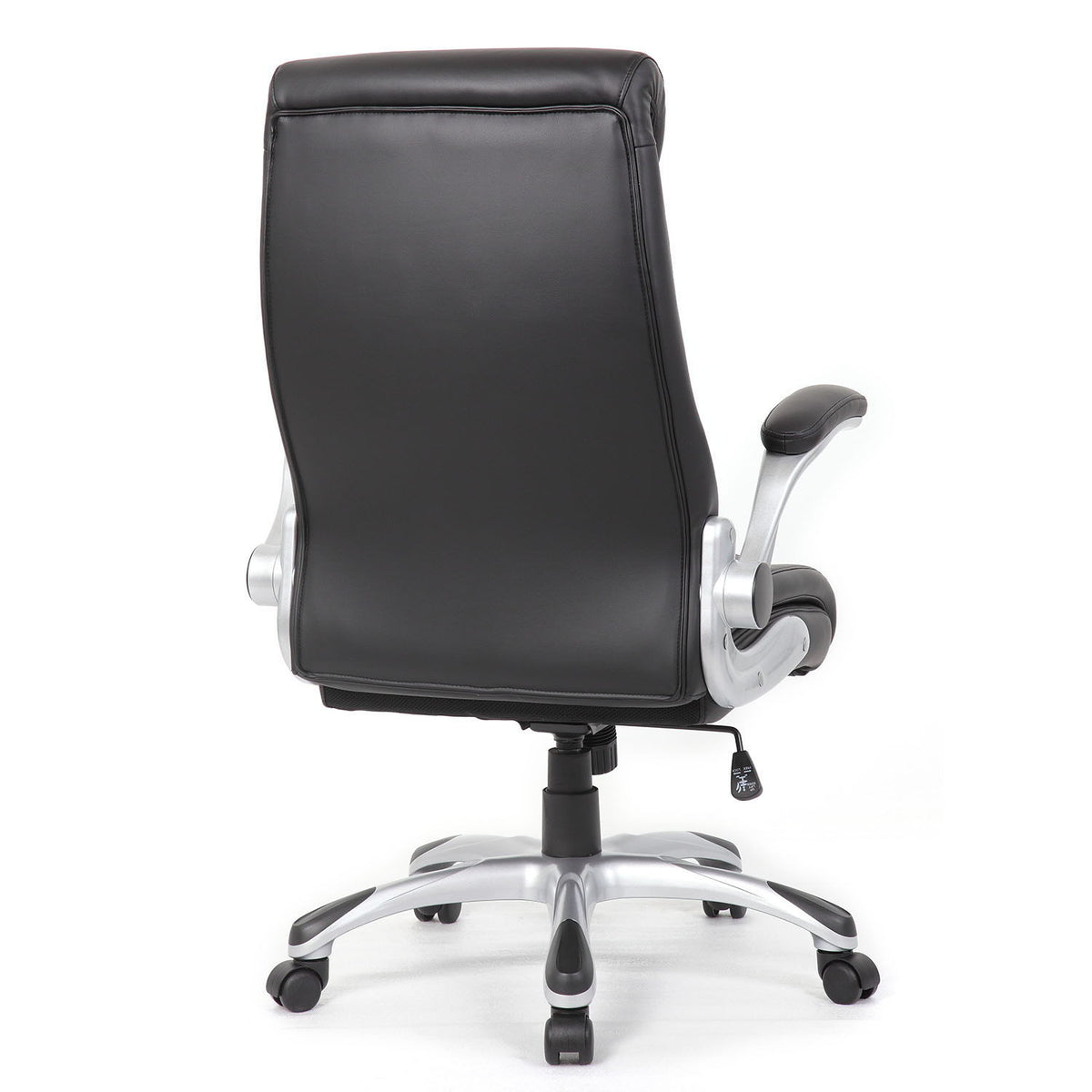 High Back Ergonomic Executive Office Chair, Adjustable Height And Lumbar Support For Home & Office - Black