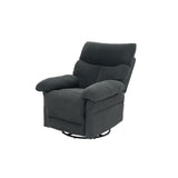 Swivel Rocker Recliner Chair With Manual Recline For Living Room