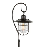 Landen - Contemporary Task Lamp (Set of 2) - Oil Rubbed Bronze / Clear