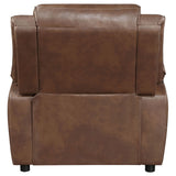 Worthington - Padded Arm Accent Chair - Dark Brown