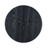 Tate - Round One Drawer Coffee Table - Black