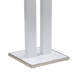 Amanda - Modern Contemporary Square Wood 42" Pedestal Base Dining Table Seats Up To 4 - White