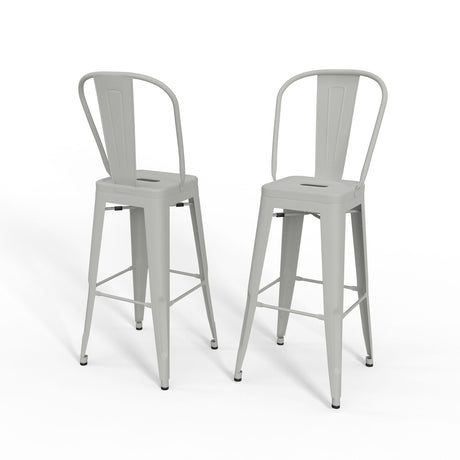 Fletcher - Handcrafted Metal Stool (Set of 2) - Stool Sets - Alpine Outlets