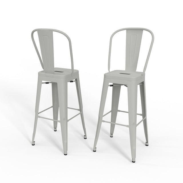 Fletcher - Handcrafted Metal Stool (Set of 2) - Stool Sets - Alpine Outlets