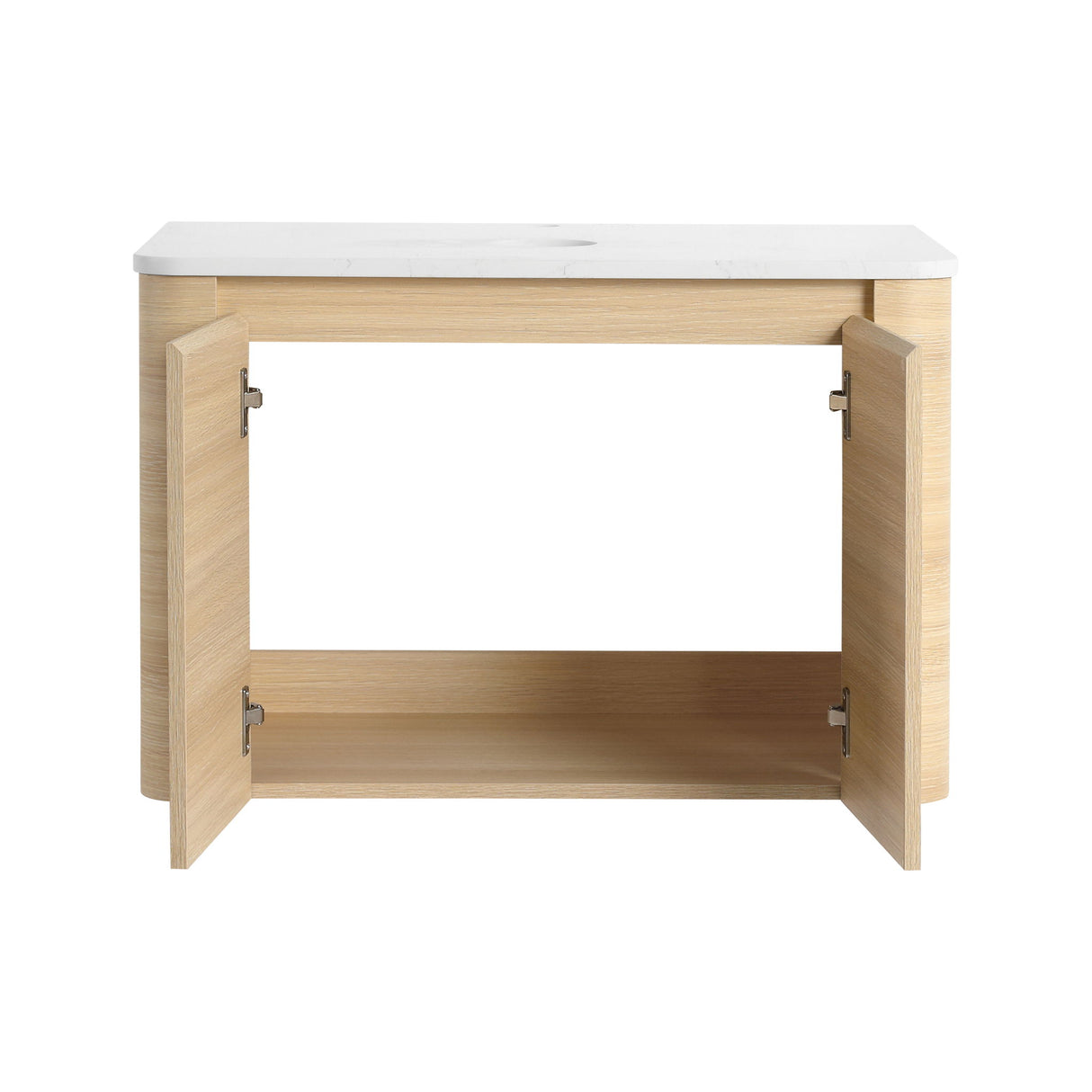 Wall Mounted Bathroom Vanity With Soft Close Door, Excluding Sink