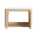 Wall Mounted Bathroom Vanity With Soft Close Door, Excluding Sink