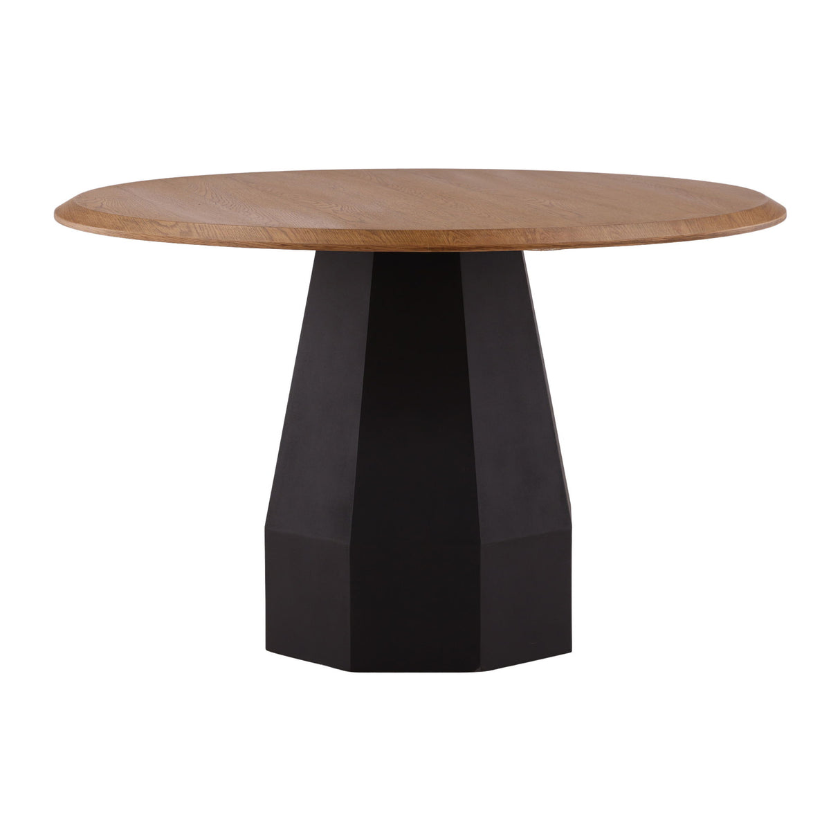 Maddie - Dining Table - Light Brown / Black